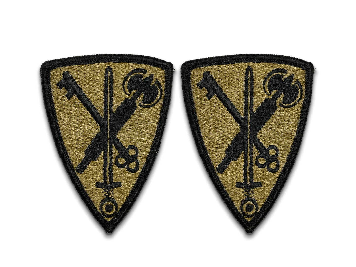 U.S. Army 42nd Military Police OCP Patch w/ Hook Fastener (pair)
