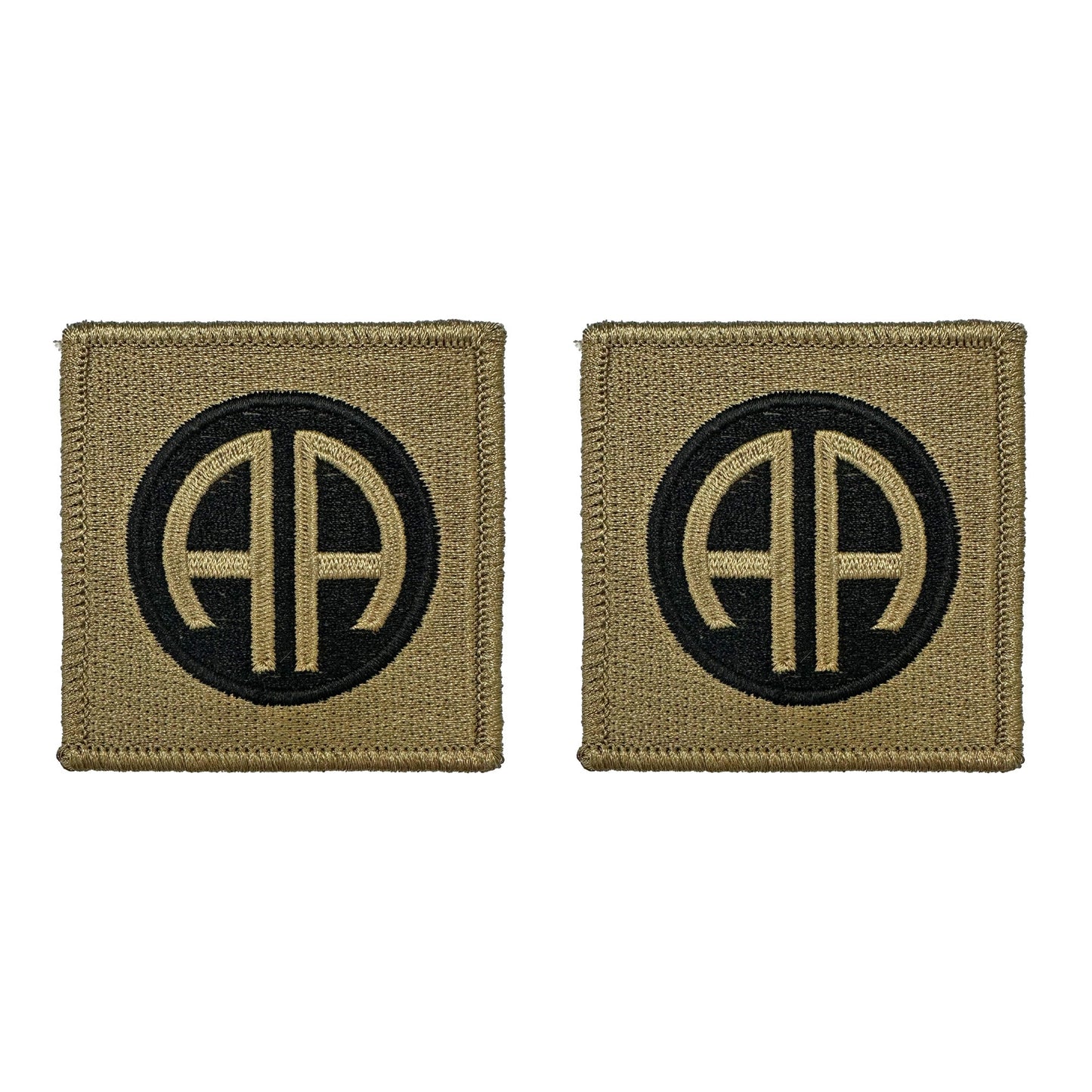 U.S. Army 82nd Airborne Division OCP Patch w/ Hook Fastener (pair)