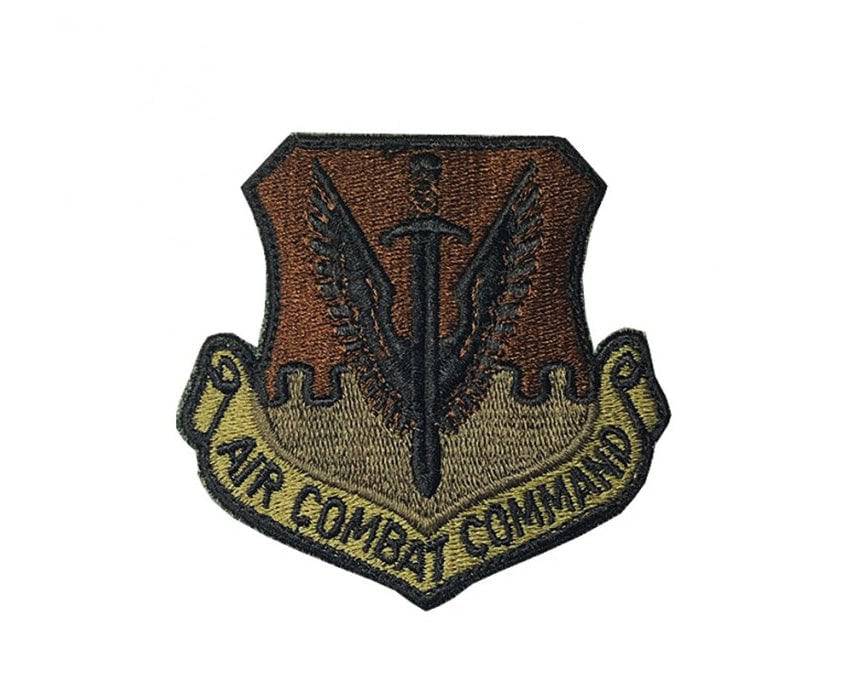 US Air Force Air Combat Command OCP Spice Brown Patch with Hook Fastener