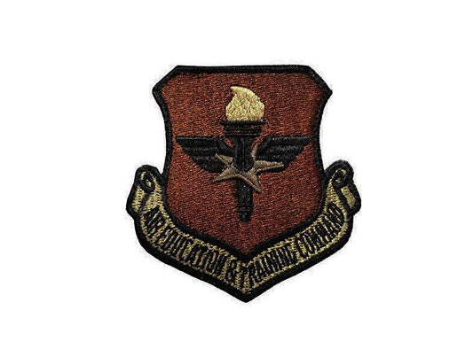 Air Force Air Education & Training OCP Spice Brown Patch with Hook Fastener