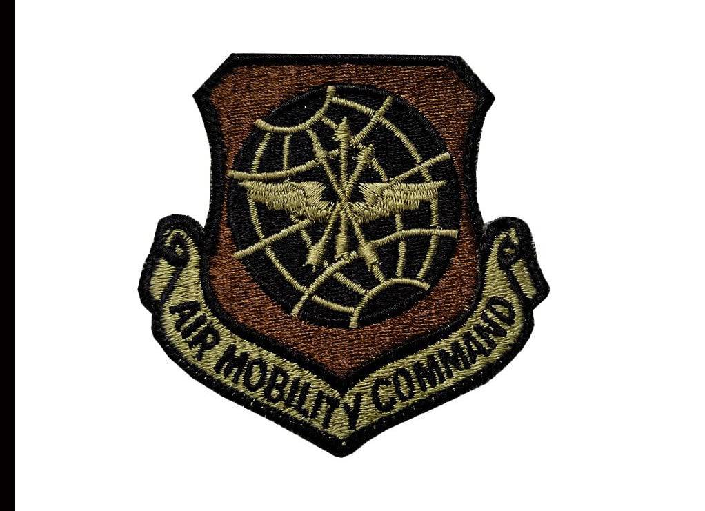 U.S. Air Force Air Mobility Command OCP Spice Brown Patch with Hook Fastener