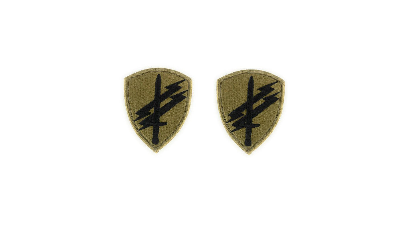 U.S. Army Civil Affairs and Psych Ops OCP Patch w/ Hook Fastener (pair)