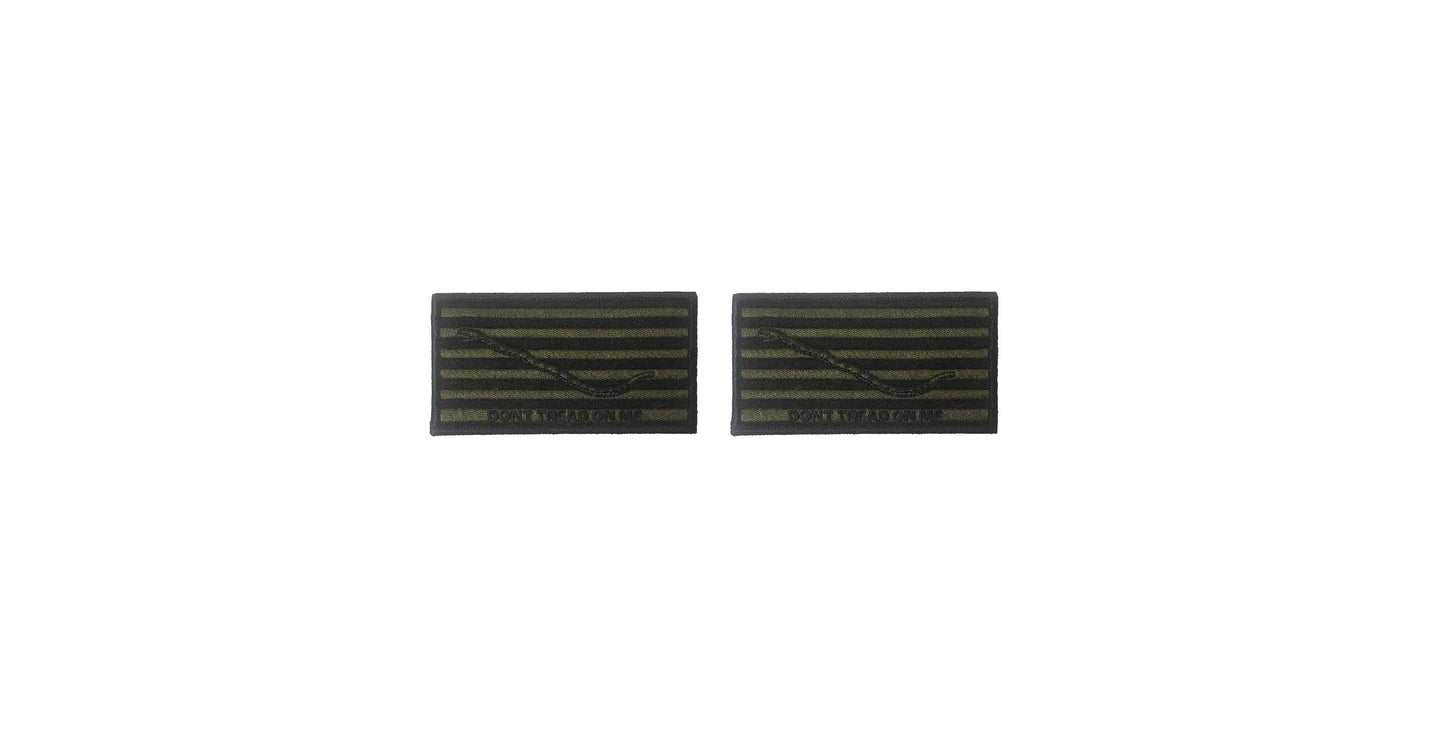 NWUIII Don't Tread On Me Shoulder Patch W/ Hook Fastener (Pair)