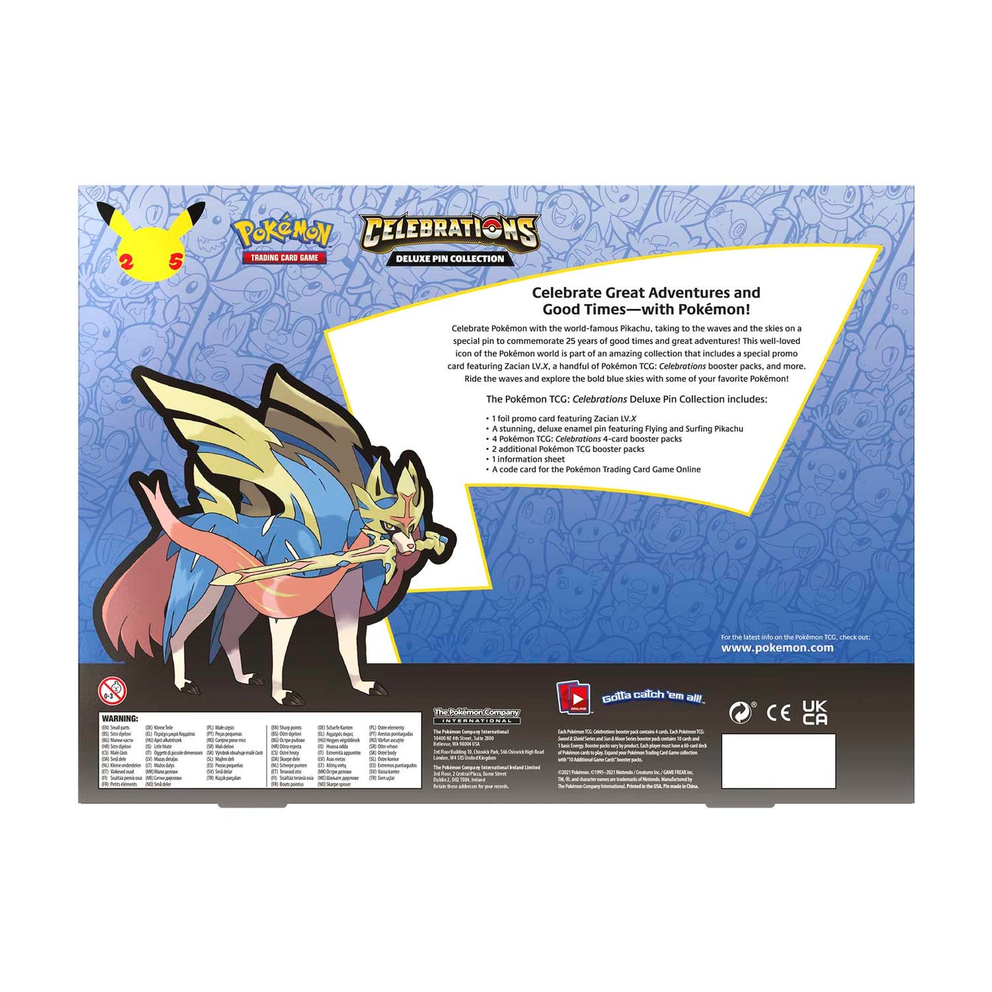 Pokemon Celebrations: Deluxe Pin Collection