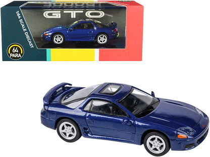 Mitsubishi 3000GT GTO with Sunroof Mariana Blue Metallic 1/64 Diecast Model Car by Paragon  free shipping USA