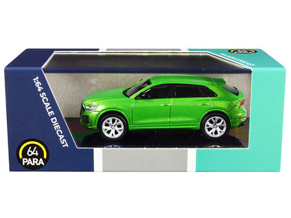 Audi RS Q8 Java Green Metallic 1/64 Diecast Model Car by Paragon  free shipping USA