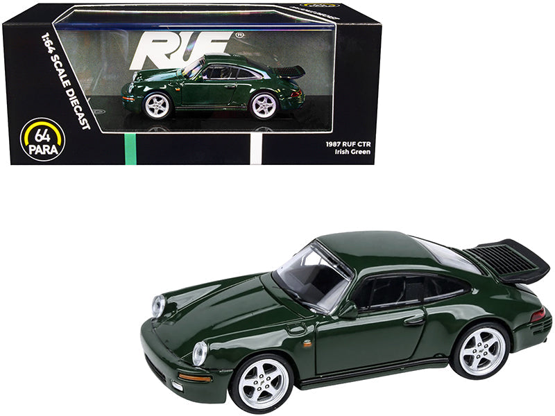 1987 RUF CTR Irish Green 1/64 Diecast Model Car by Paragon Models  free shipping USA