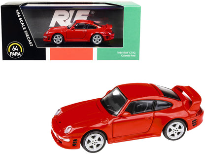 1995 RUF CTR2 Guards Red 1/64 Diecast Model Car by Paragon  free shipping USA