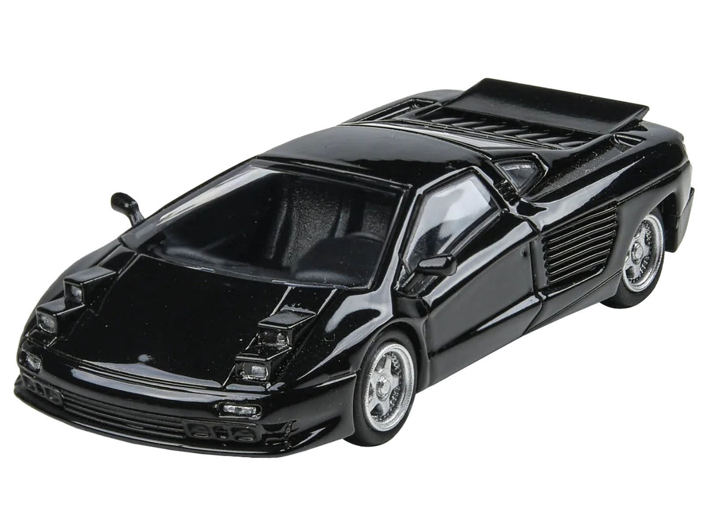 1991 Cizeta V16T Black 1/64 Diecast Model Car by Paragon Models