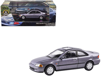1995 Honda Civic Coupe EJ1 Horizon Gray Metallic with Sunroof 1/64 Diecast Model Car by Paragon  free shipping USA