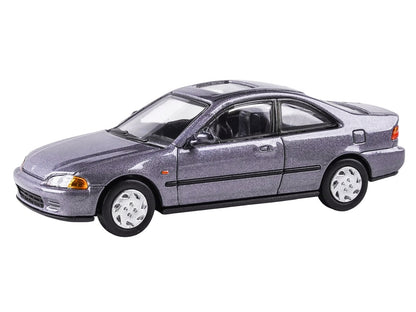 1995 Honda Civic Coupe EJ1 Horizon Gray Metallic with Sunroof 1/64 Diecast Model Car by Paragon