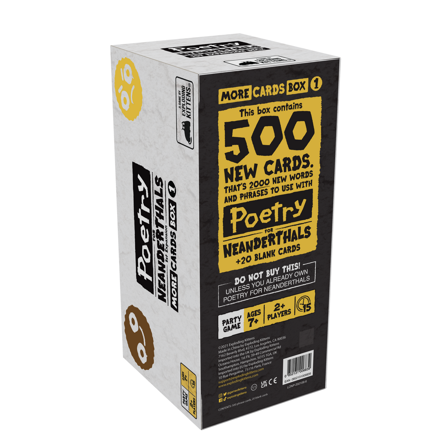 Poetry for Neanderthals: More Cards Box 1