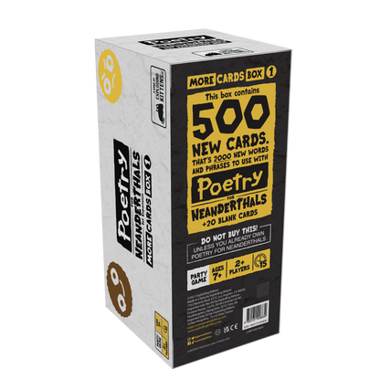 Poetry for Neanderthals: More Cards Box 1