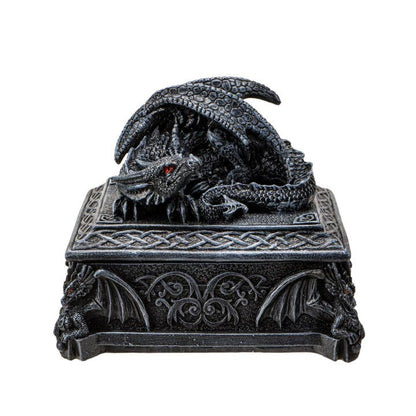 Celtic Dragon Box: Trinket Box - Mythical Winged Guardian