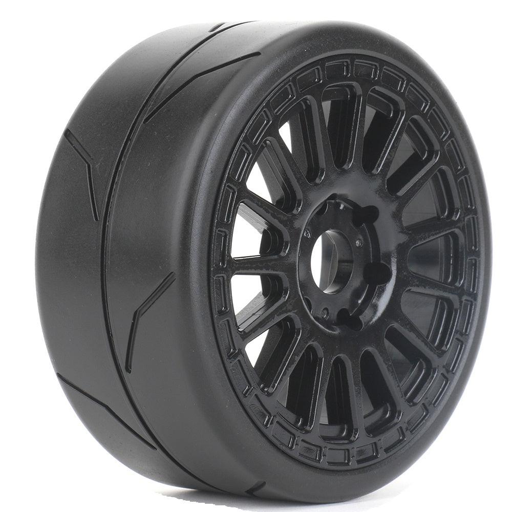 Powerhobby 1/8 GT QUICKER Belted Mounted Tires 17mm Super Soft