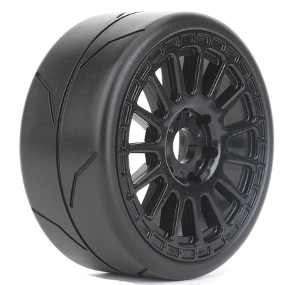 Powerhobby 1/8 GT QUICKER Belted Mounted Tires 17mm Super Soft