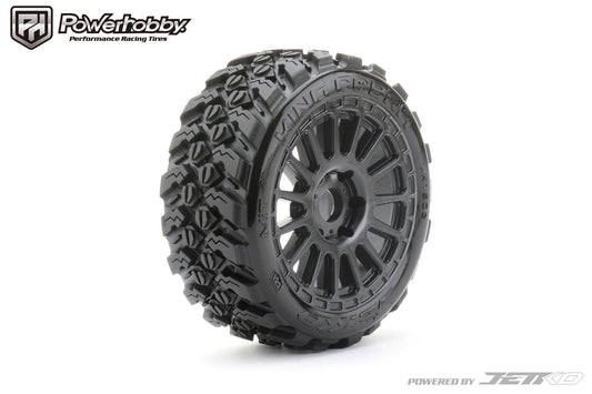 Powerhobby 1/8 Buggy King Cobra Belted  Tires Mounted 17MM Radial Wheels