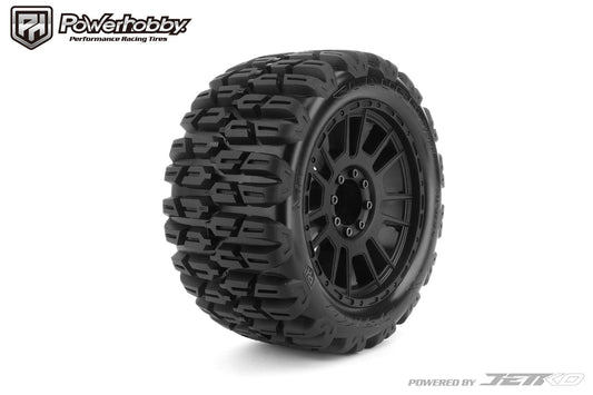 Powerhobby 1/8 MT 4.0 Slayer Belted Mounted Tires (2) 17MM