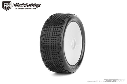 Powerhobby Challenger 1/10 4WD Front Buggy Carpet Mounted Tires Soft White