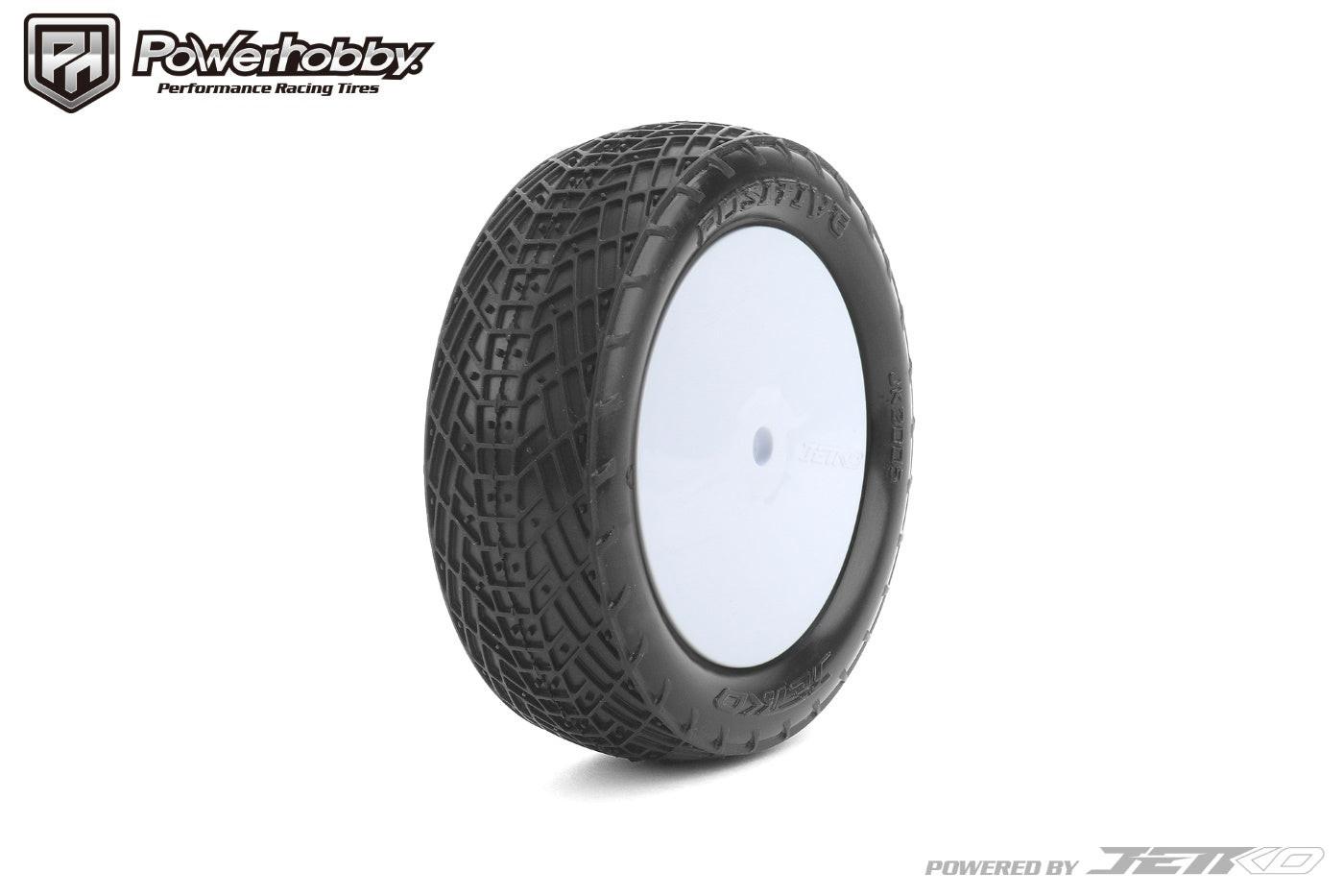 Powerhobby Positive 1/10 2WD Buggy Front Mounted Clay Tires Super Soft White