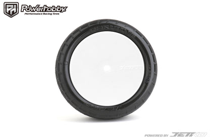 Powerhobby Positive 1/10 2WD Buggy Front Mounted Clay Tires Medium Soft White