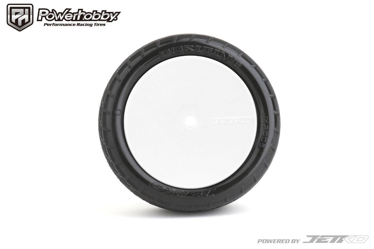 Powerhobby Positive 1/10 2WD Buggy Front Mounted Clay Tires Medium Soft White