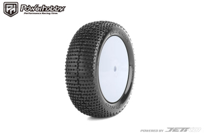 Powerhobby Desirer 1/10 2WD Front Buggy Clay Mounted Tires Ultra Soft White