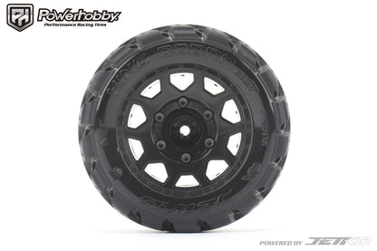 Powerhobby 1/10 2.8 ST King Cobra Belted Tires (2) with Removable Hex Wheels