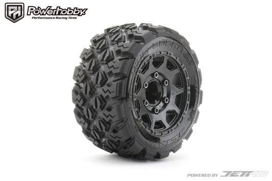 Powerhobby 1/10 2.8 ST King Cobra Belted Tires (2) with Removable Hex Wheels