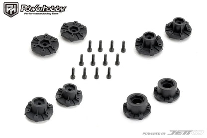 Powerhobby 1/10 2.8" ST Raptor Belted Tires (2) w/ Removable Hex Wheels