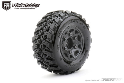 Powerhobby King Cobra 1/10 SC Belted Tires (2) with Removable Hex Wheels