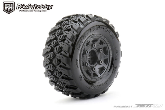 Powerhobby King Cobra 1/10 SC Belted Tires (2) with Removable Hex Wheels