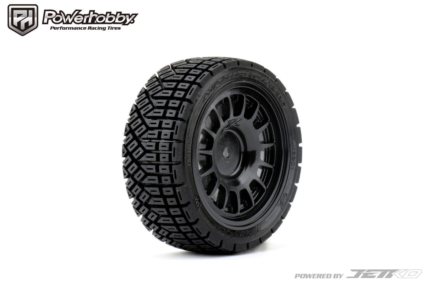 Powerhobby 1/10 Rally Car Avantgarde Mounted Tires Claw Wheels (4) 12mm HEX