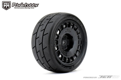 Powerhobby 1/10 Rally Car Formula Mounted Tires / Radial Wheels (4)