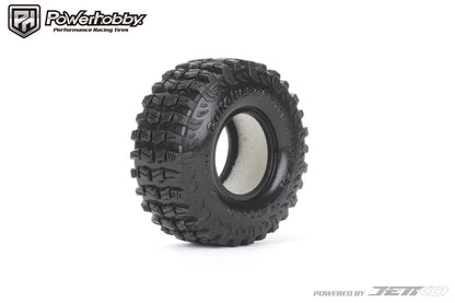 Powerhobby Conqueror 1.0” Micro Crawler Tires 1/24 Rock Crawler Axial SCX24