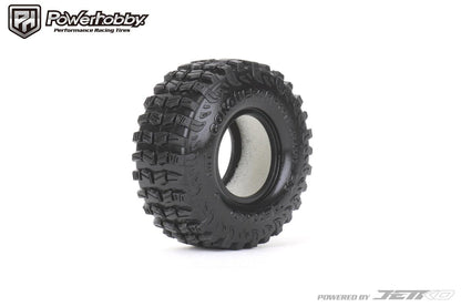 Powerhobby Conqueror 1.0” Micro Crawler Tires 1/24 Rock Crawler Axial SCX24