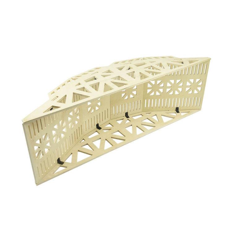 High Density RC Crawler Wood Trail Hill Bridge (D Style) 1/24 1/18