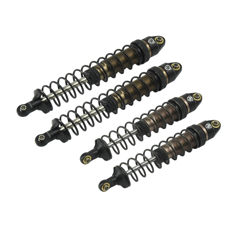 Powerhobby Aluminum Shocks (4) Arrma 3s Seton / Big Rock / Granite / Typhon Bronze
