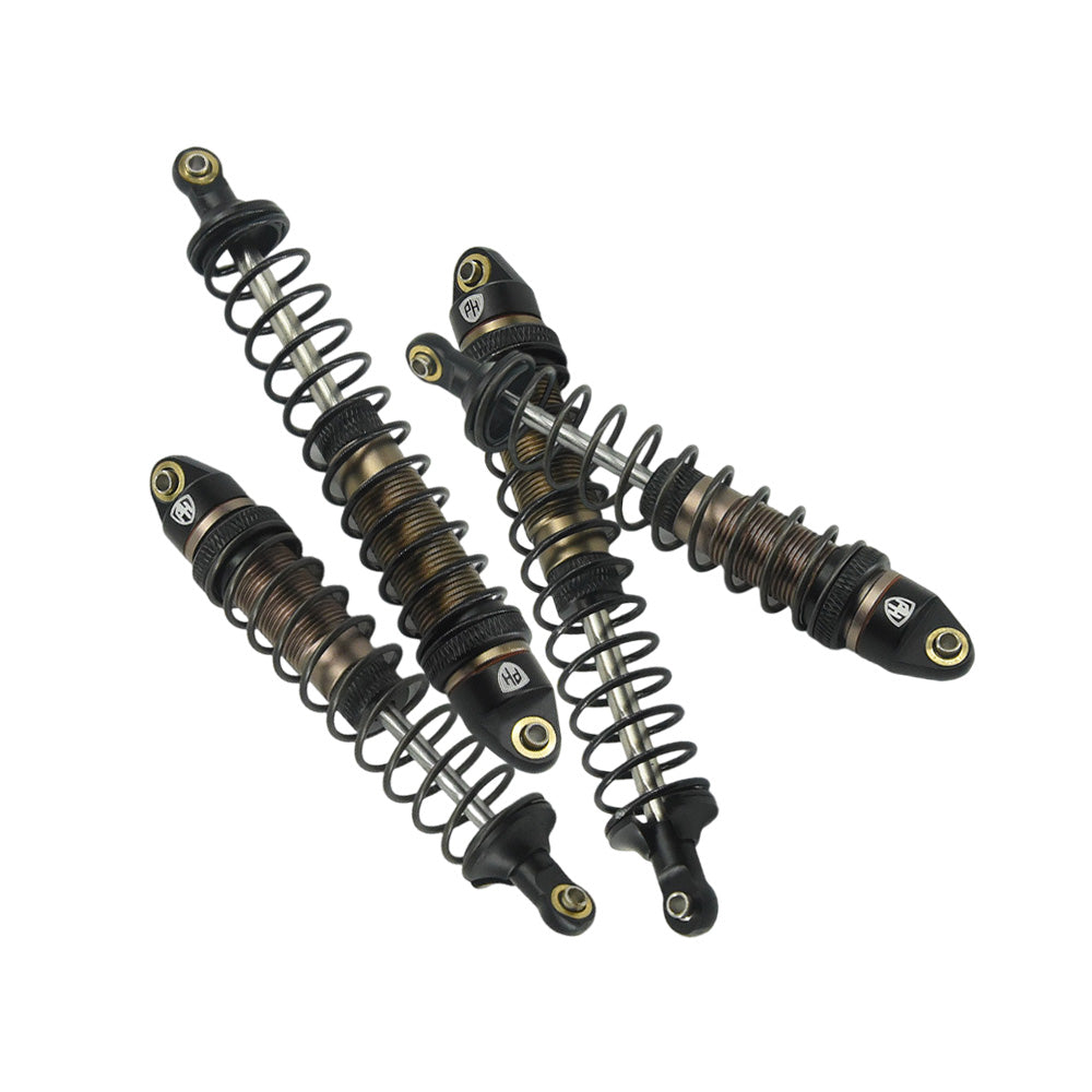 Powerhobby Aluminum Shocks (4) Arrma 3s Seton / Big Rock / Granite / Typhon Bronze
