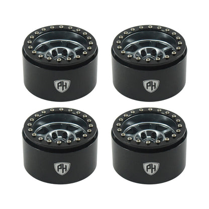 Powerhobby Aluminum 2.2" Beadlock Wheels (4) 1/10 Rock Crawler