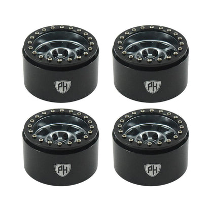 Powerhobby Aluminum 2.2" Beadlock Wheels (4) 1/10 Rock Crawler