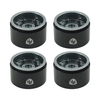 Powerhobby Aluminum 2.2" Beadlock Wheels (4) 1/10 Rock Crawler