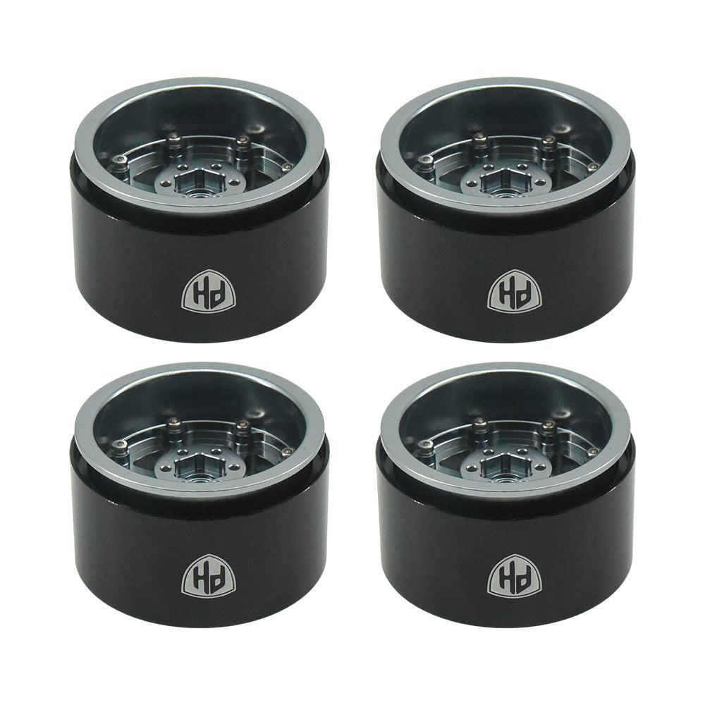 Powerhobby Aluminum 2.2" Beadlock Wheels (4) 1/10 Rock Crawler
