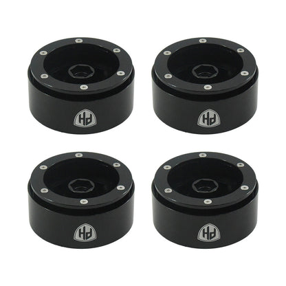 Powerhobby Aluminum 2.2" Beadlock Wheels Blue (4) 1/10 Rock Crawler