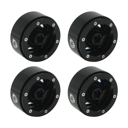 Powerhobby Aluminum 2.2" Beadlock Wheels Blue (4) 1/10 Rock Crawler