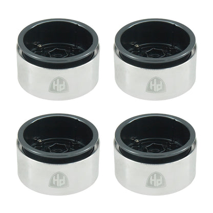 Powerhobby Aluminum 2.2" Beadlock Wheels Grey (4) 1/10 Rock Crawler