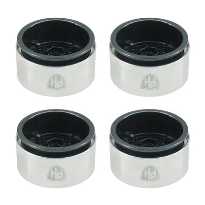Powerhobby Aluminum 2.2" Beadlock Wheels Grey (4) 1/10 Rock Crawler