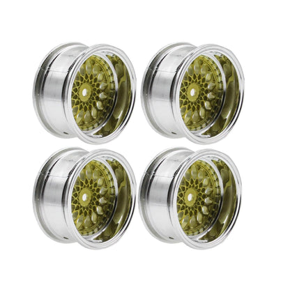 Powerhobby 1/10 Touring Car Wheels (4) 9mm Offset Gold