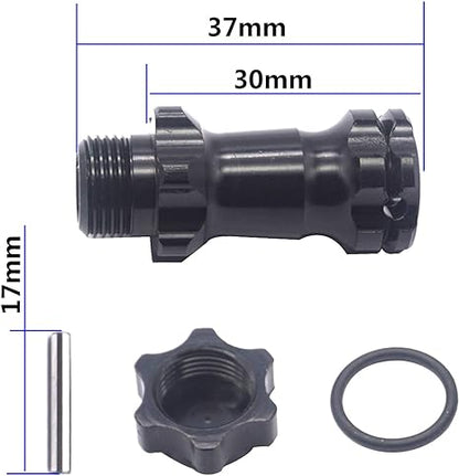 Aluminum 17mm Wheel Hex Hub 30mm Extension Adapter Hub with 12mm Cap