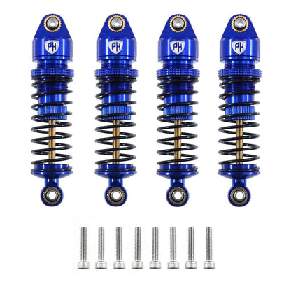 Powerhobby Aluminum Front & Rear Shocks (4) Blue for Arrma Granite / Mojave GROM